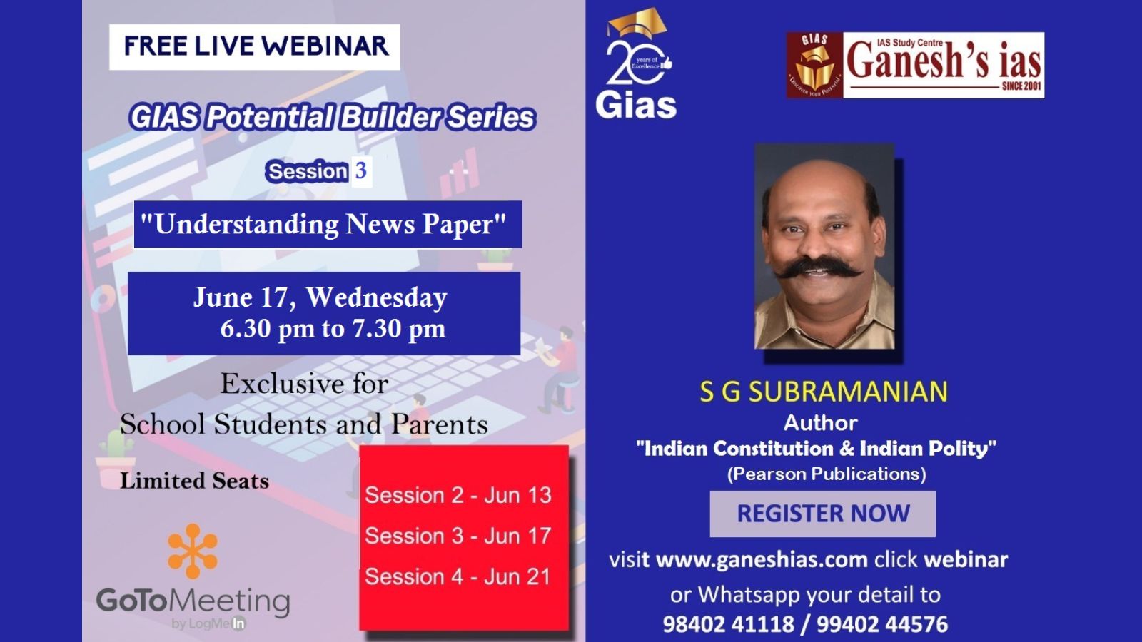Ganesh's IAS Academy Study Centre Chennai Hero Slider - 2